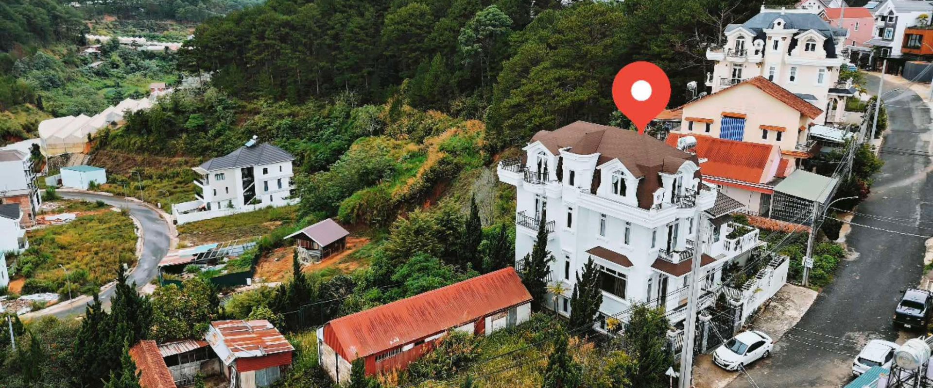 Biệt thự khu quy hoạch An Sơn Đà Lạt view rừng thông 144m2