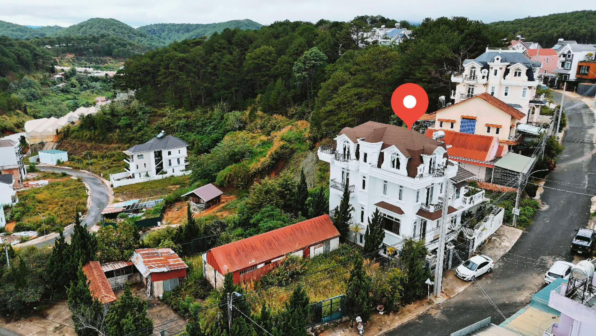 Biệt thự khu quy hoạch An Sơn Đà Lạt view rừng thông