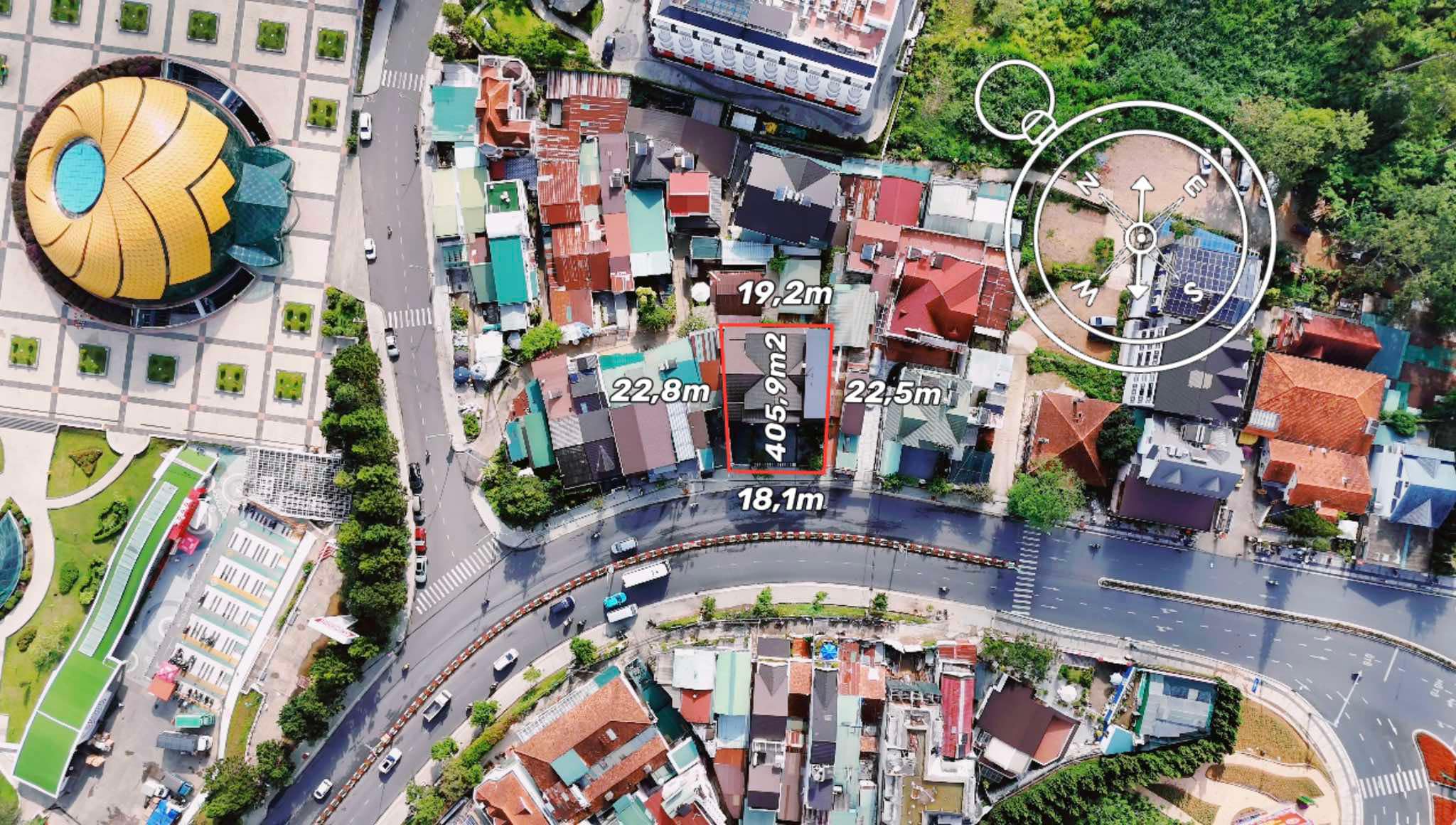 Biệt thự mặt tiền Hồ Tùng Mậu Đà Lạt