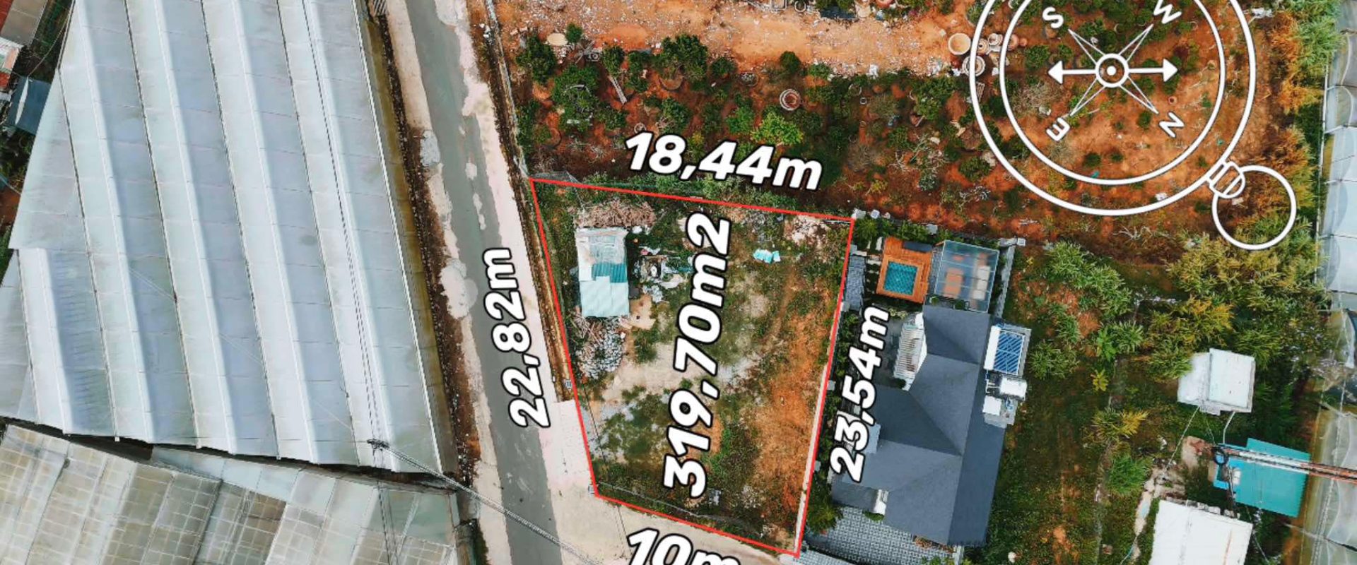 Đất Nam Hồ Đà Lạt 2 Mặt Tiền 319m2