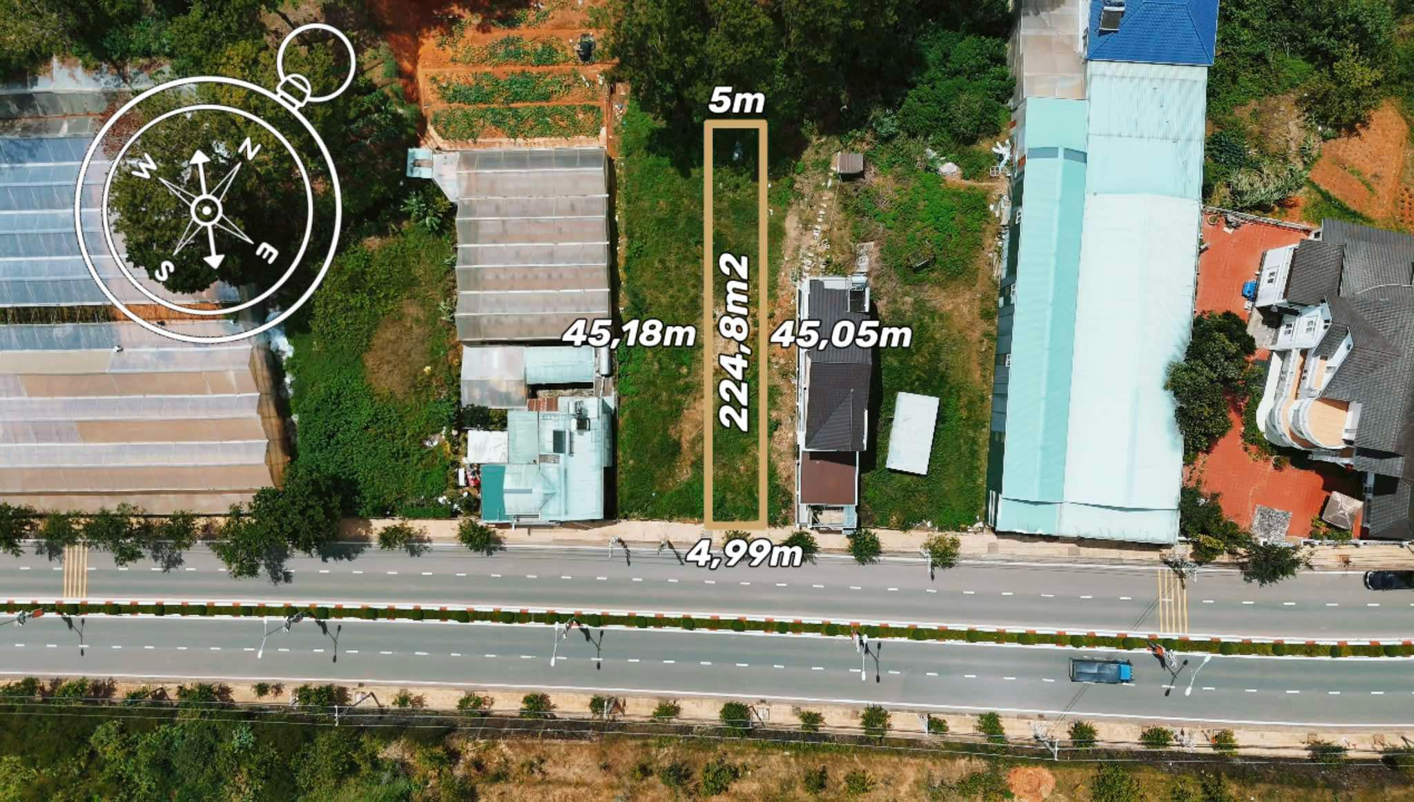 Đất mặt tiền Langbiang Đà Lạt