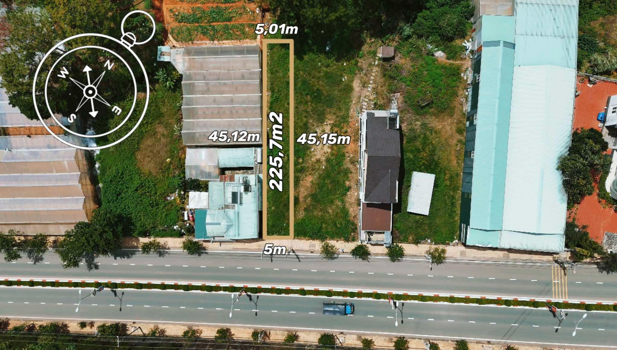 Đất mặt tiền Langbiang Đà Lạt