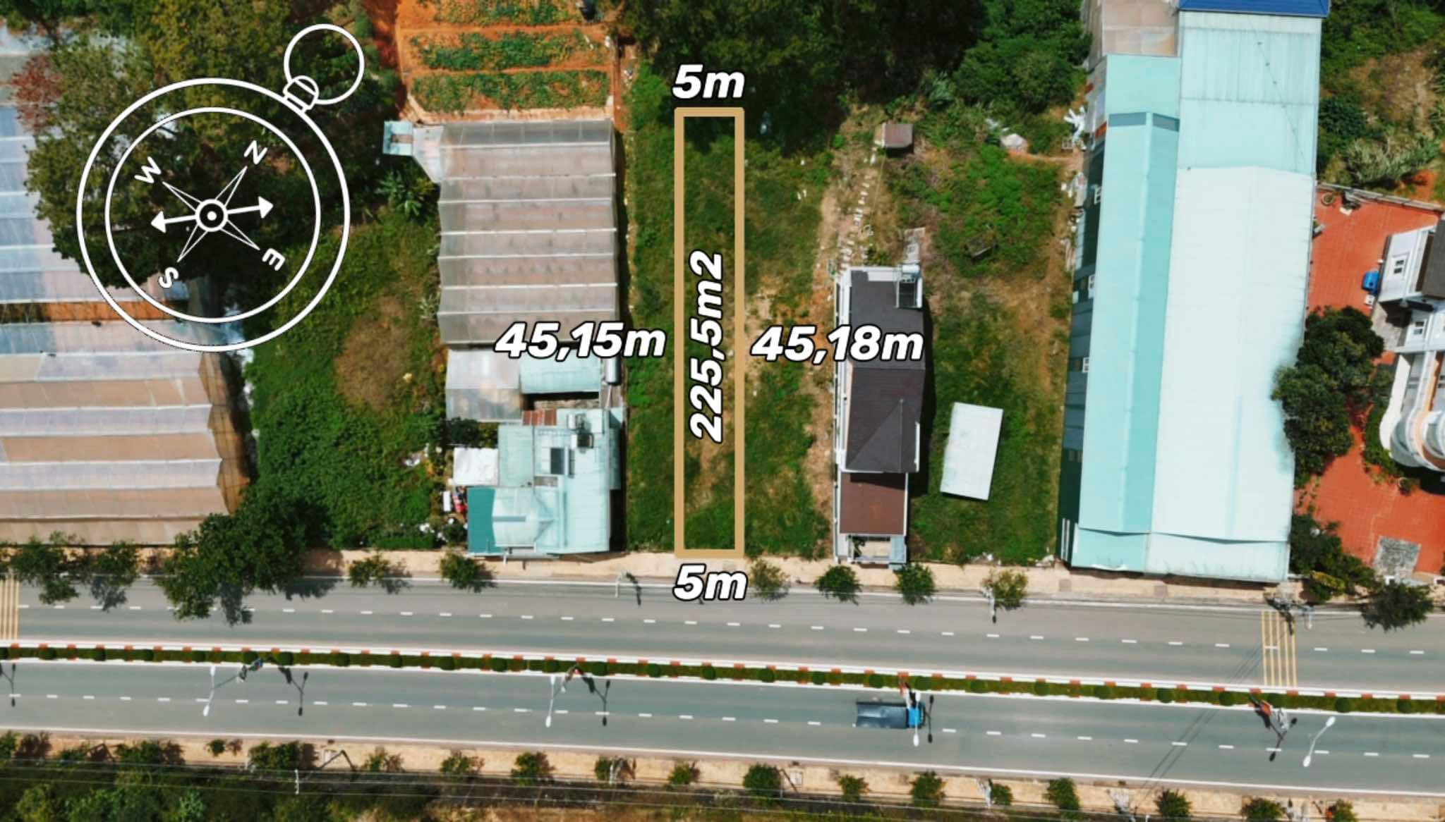 Đất mặt tiền Langbiang Đà Lạt