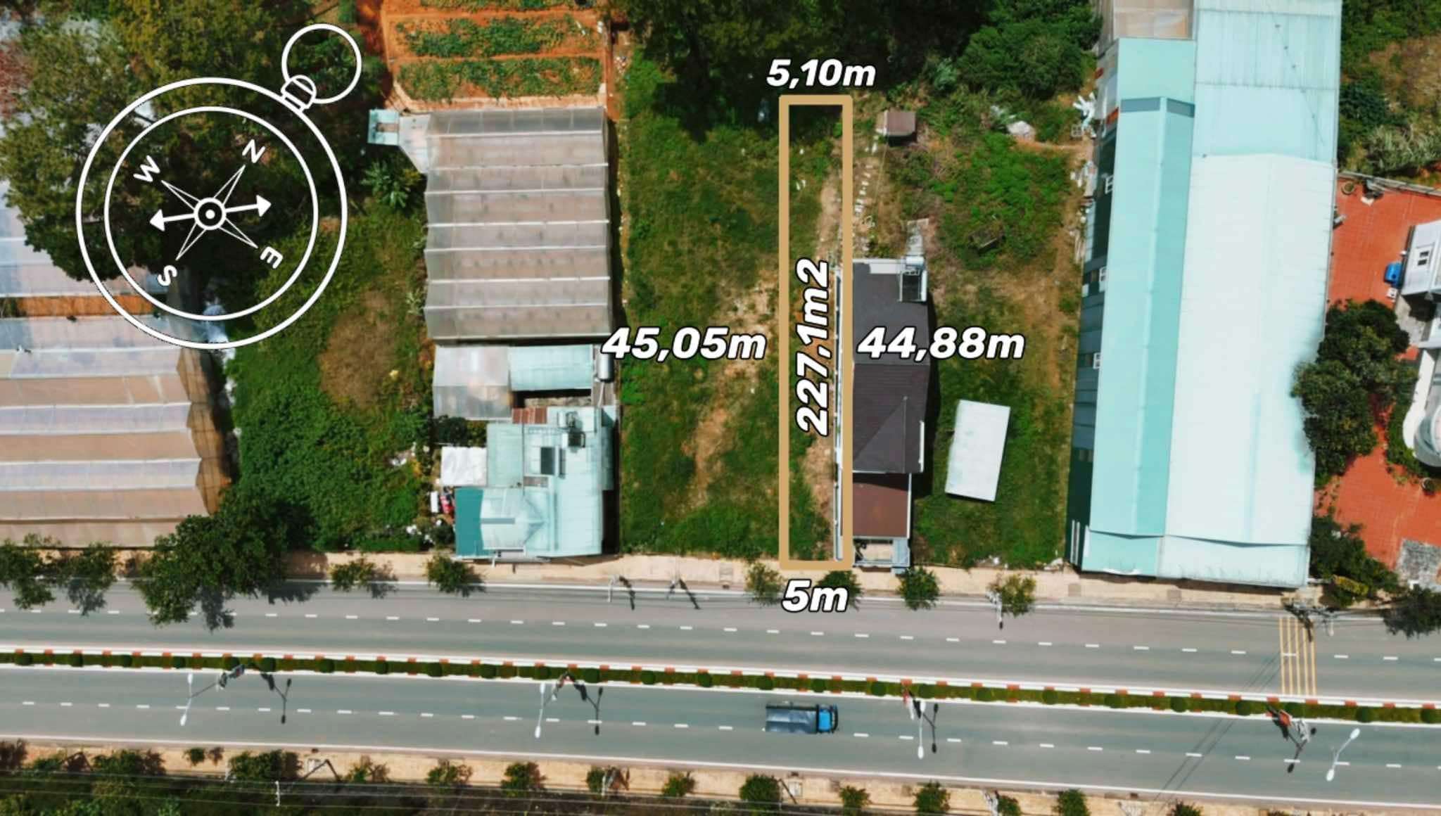 Đất mặt tiền Langbiang Đà Lạt