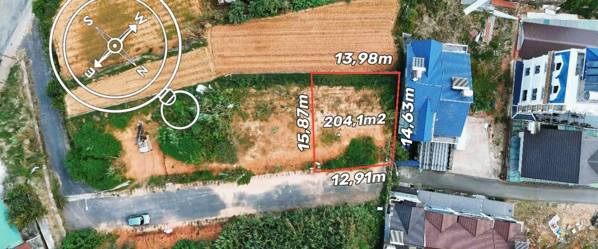 Bán đất biệt thự Cao Thắng Đà Lạt 204m2