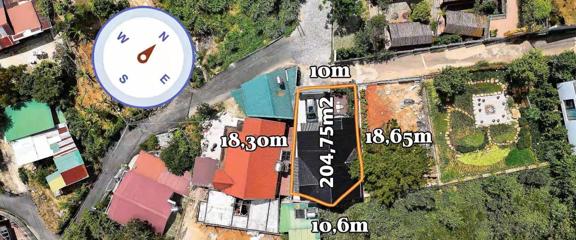 Bán Villa Trịnh Hoài Đức Đà Lạt 204m2