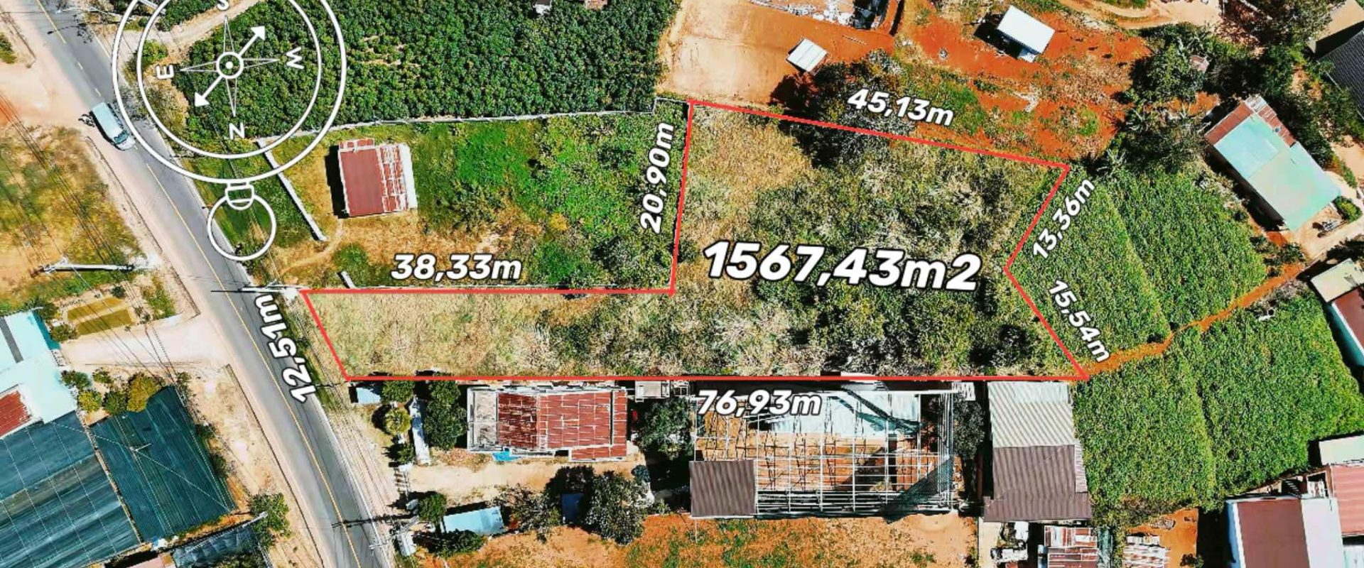 Bán Lô Đất View Đẹp Đà Lạt Mặt Tiền Quốc Lộ 20, Phường Xuân Trường 1567m2