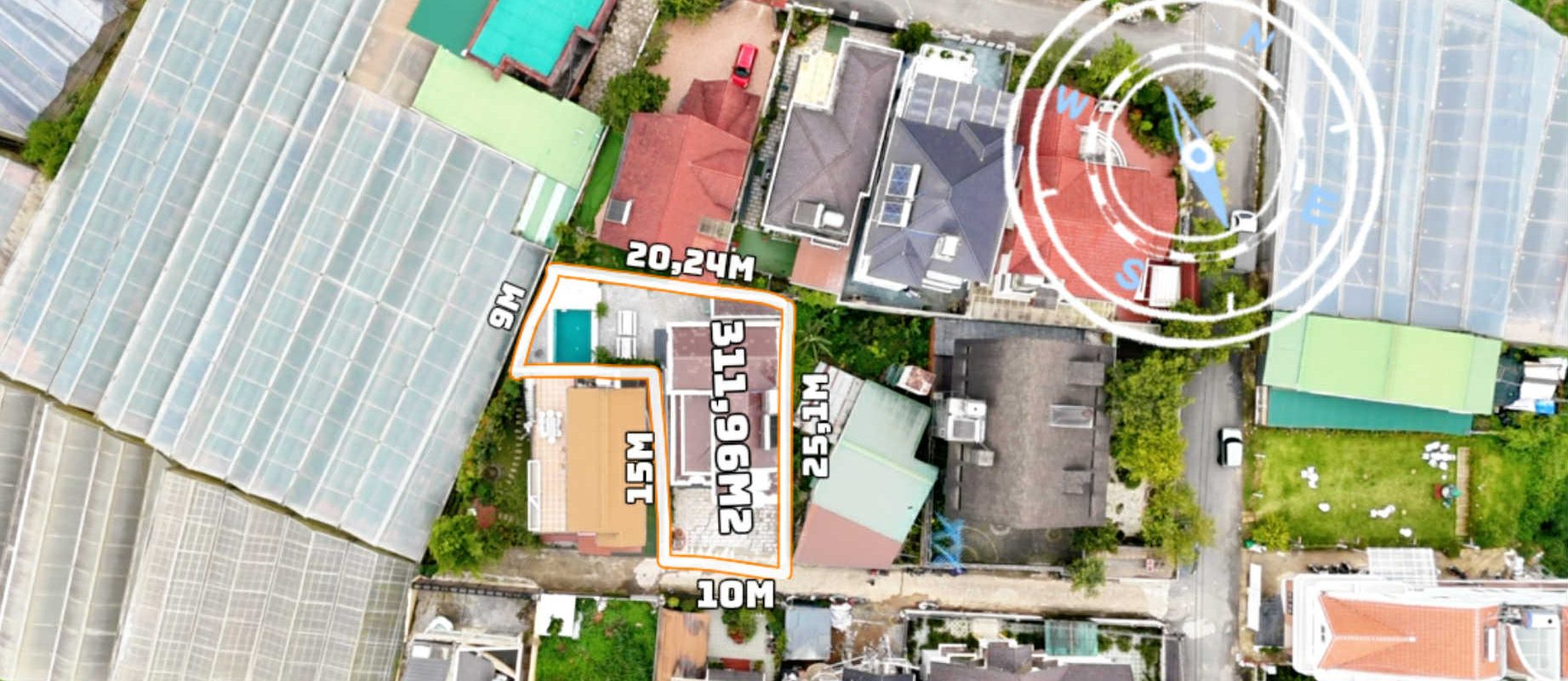 Villa Nam Hồ Đà Lạt 311m2 có hồ bơi