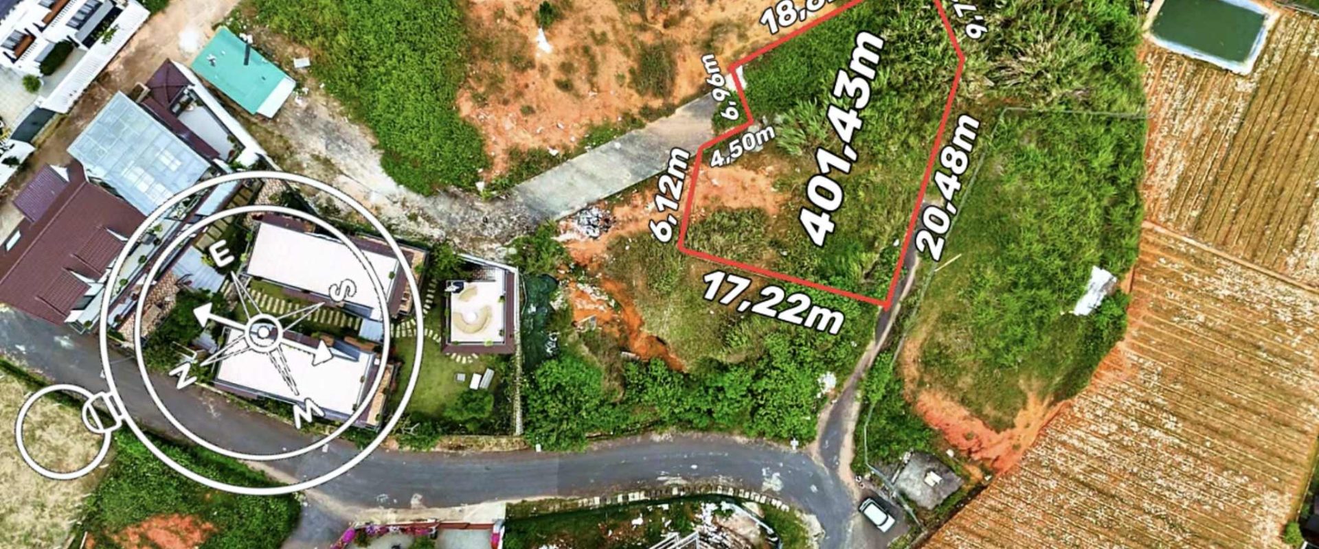 Bán đất biệt thự đồi Cao Thắng Đà Lạt 401m2