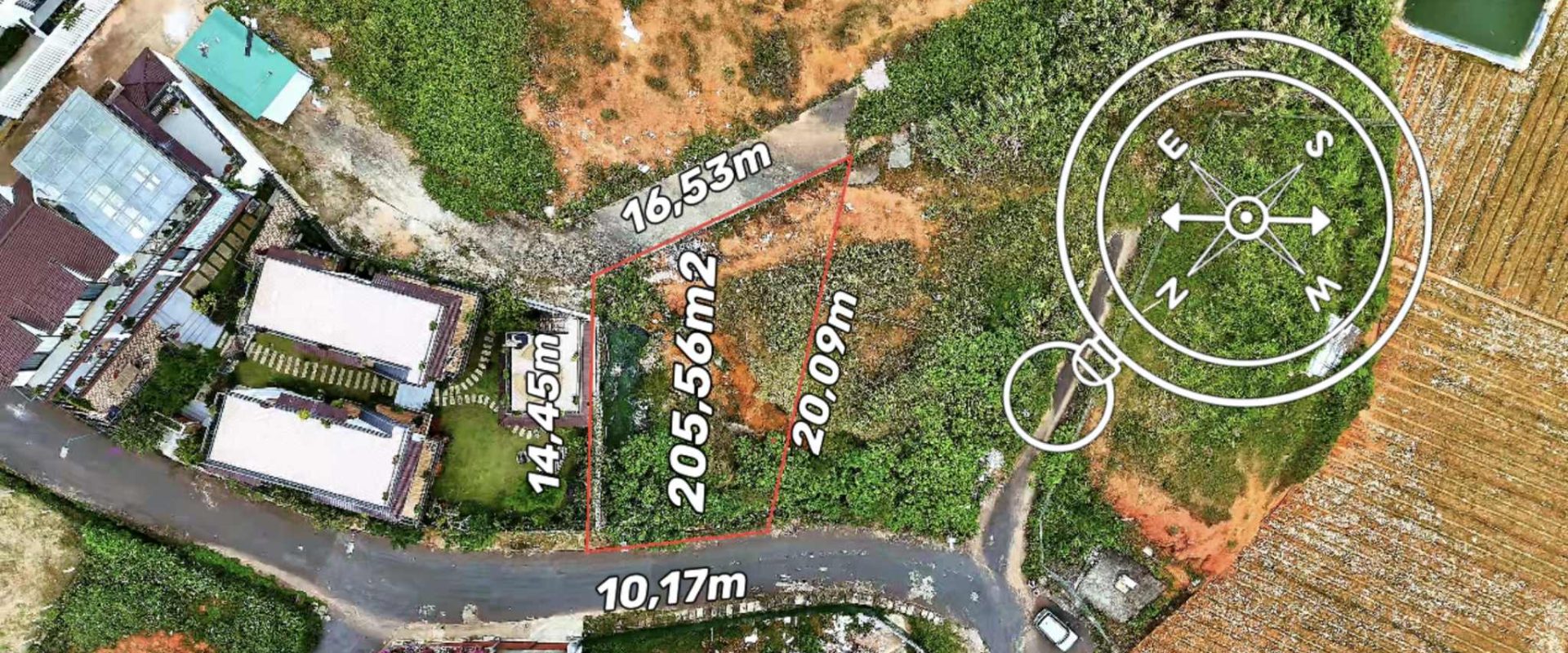 Đất biệt thự đồi Cao Thắng Đà Lạt 205m2