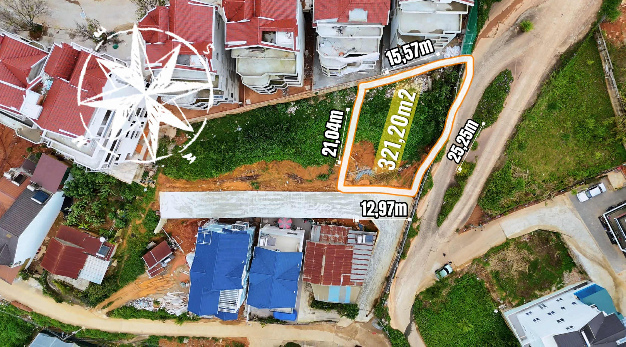 Đất biệt thự Trịnh Hoài Đức Đà Lạt