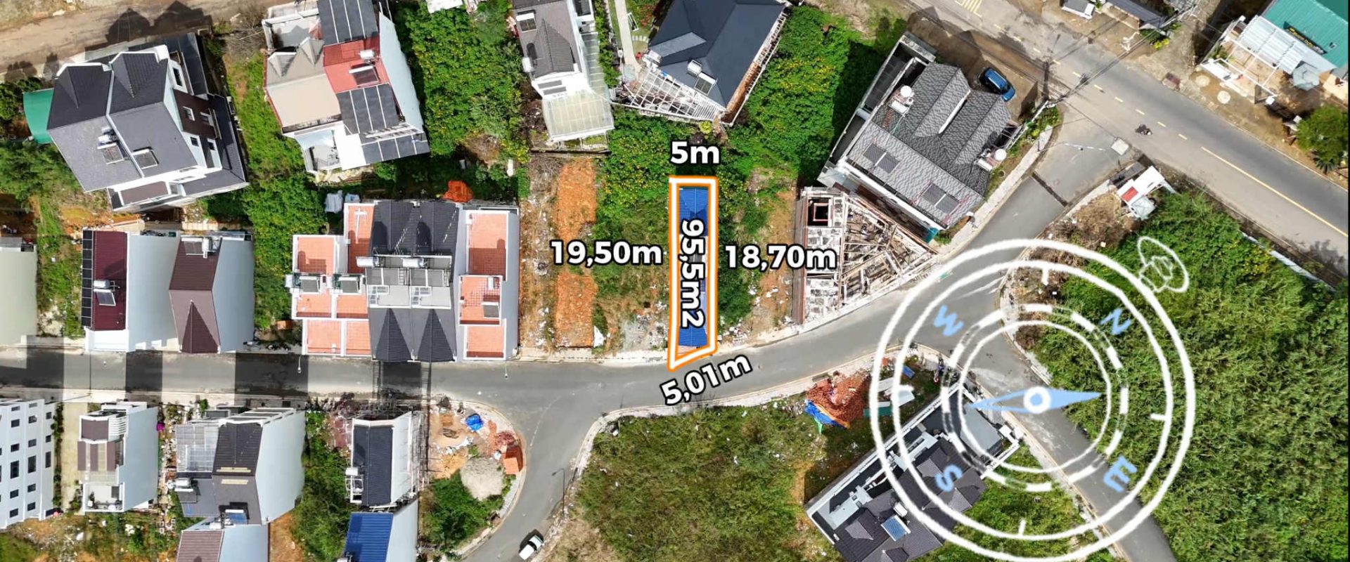 Nhà khu dân cư số 5 An Sơn Đà Lạt thiết kế hiện đại 95m2