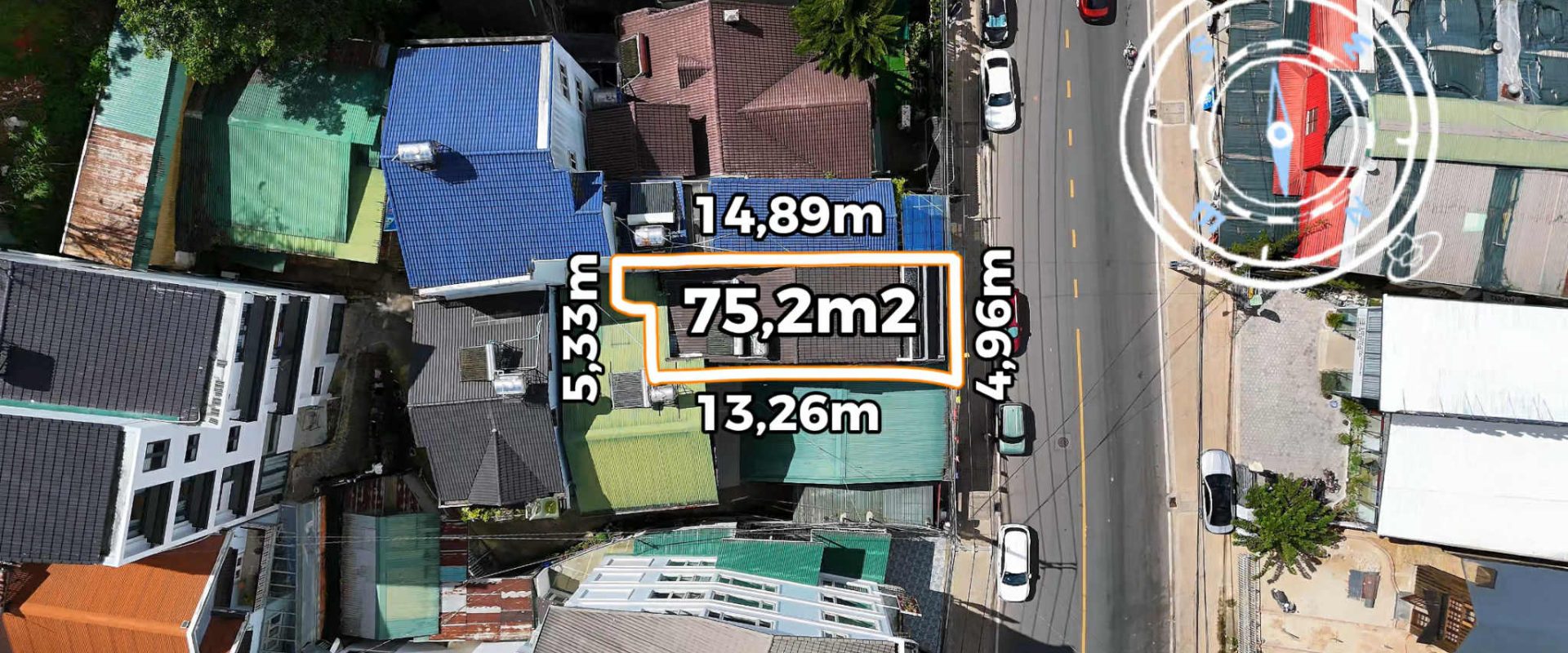 Bán Nhà Mặt Tiền Nguyễn Công Trứ Đà Lạt 75m2