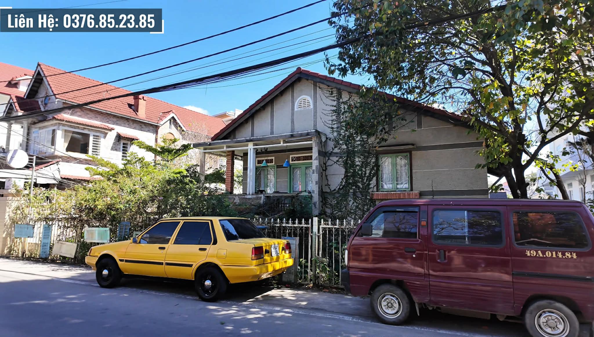 Đất mặt tiền Yersin Đà Lạt