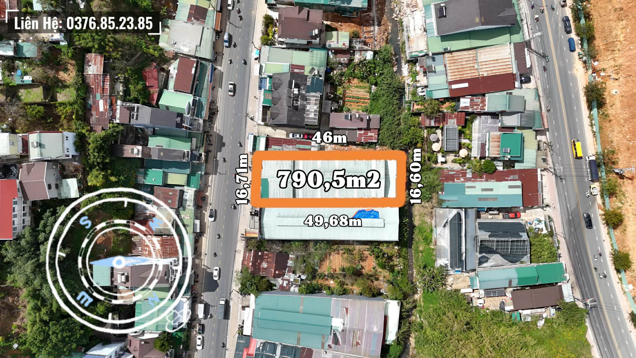 Đất mặt tiền Nguyễn Công Trứ Đà Lạt