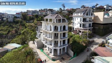 Villa Hoàng Hoa Thám Đà Lạt 250m2 góc 2 mặt tiền view rừng thông
