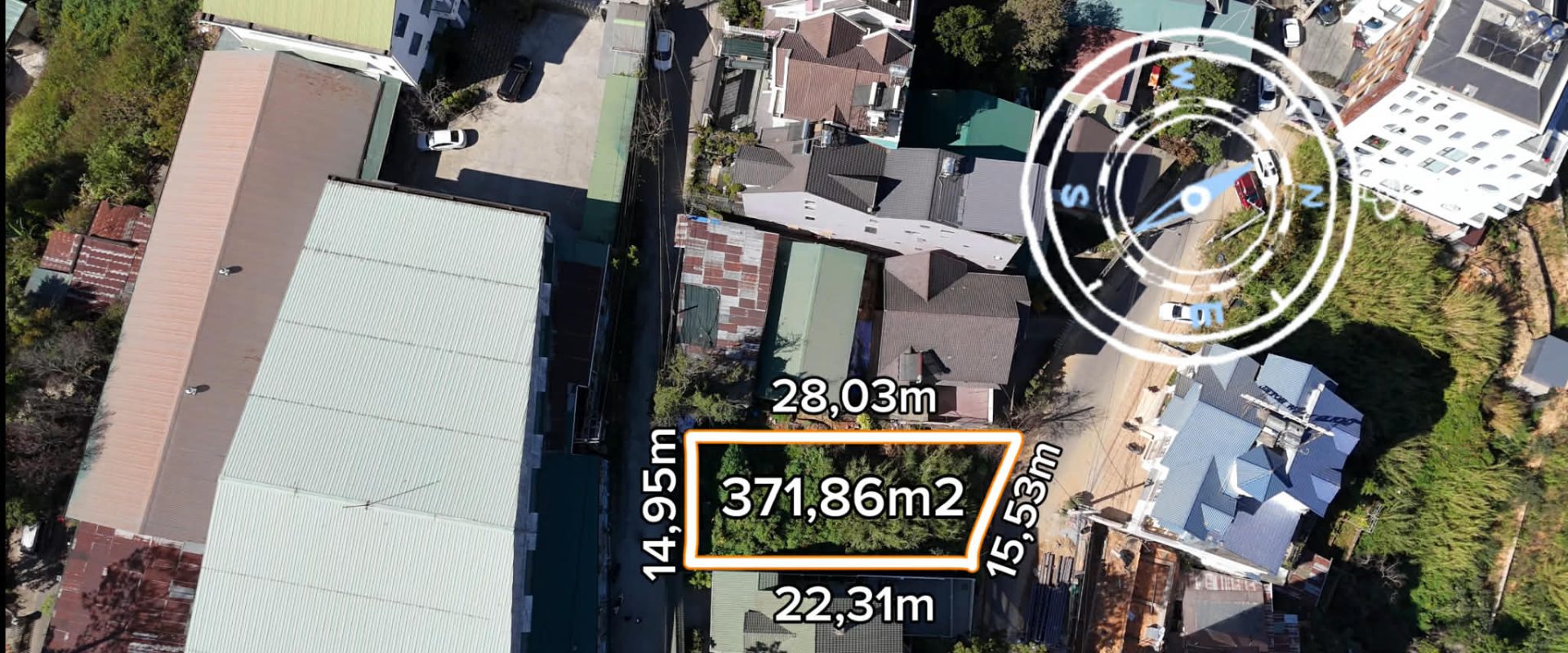 Bán đất 2 mặt tiền Đặng Thái Thân Đà Lạt 371m2