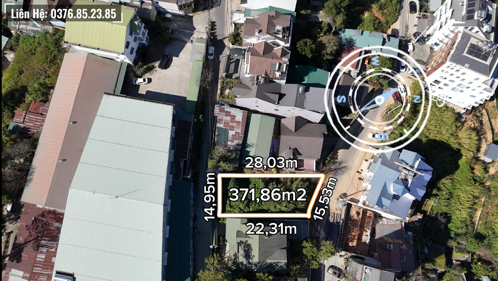 Đất 2 mặt tiền Đặng Thái Thân Đà Lạt