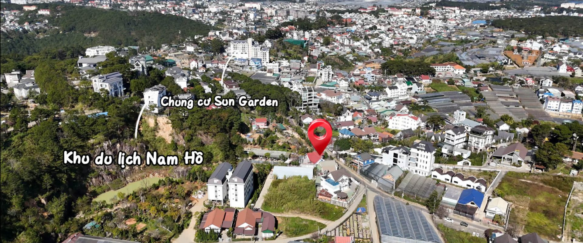 Bán Villa Sân Vườn Mặt Tiền Trịnh Hoài Đức Đà Lạt 335m2