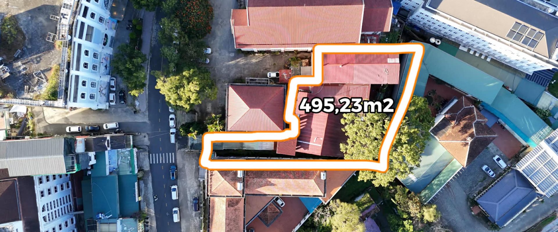 Bán khách sạn đường Lê Thị Hồng Gấm Đà Lạt 495m2