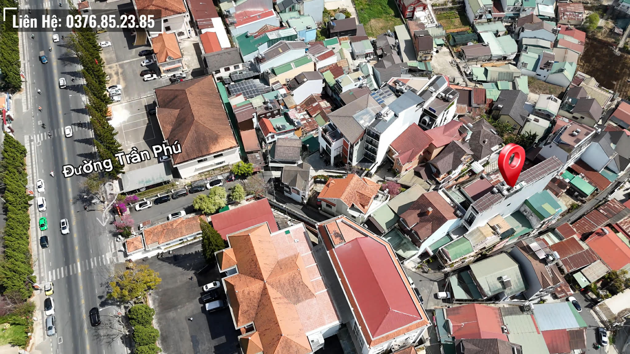 Bán nhà trung tâm Đà Lạt hẻm Trần Phú