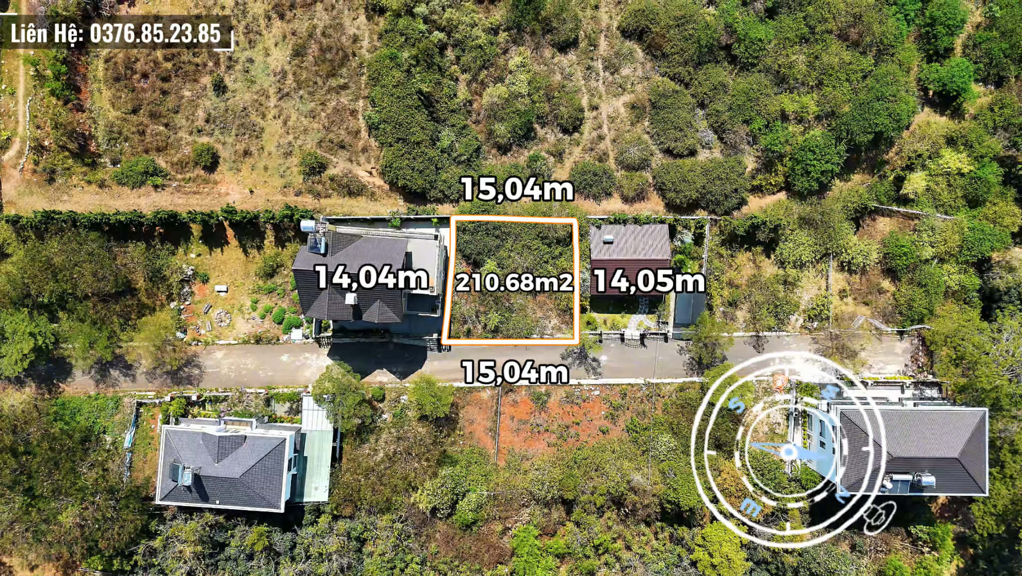 Đất biệt thự khu Five Star Măng Line Đà Lạt