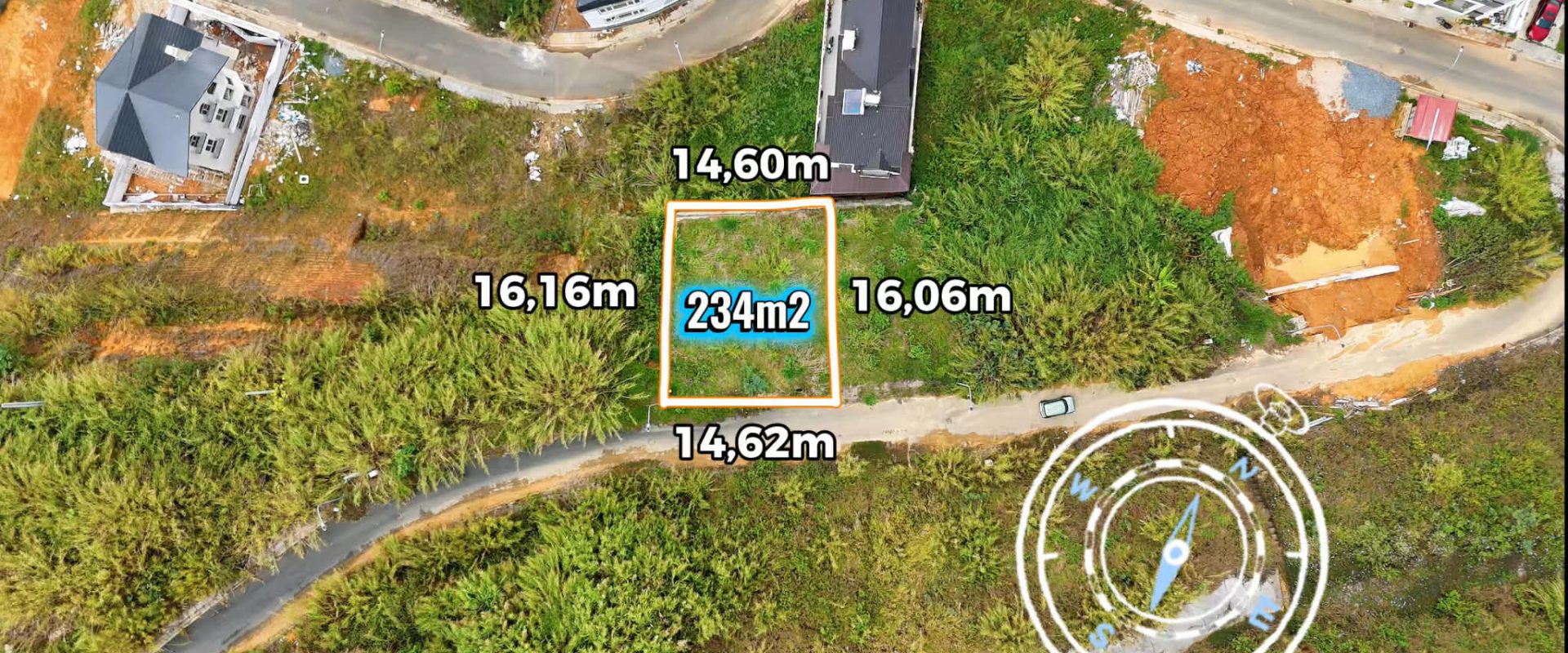 Bán Đất Biệt Thự An Sơn Đà Lạt 234m2