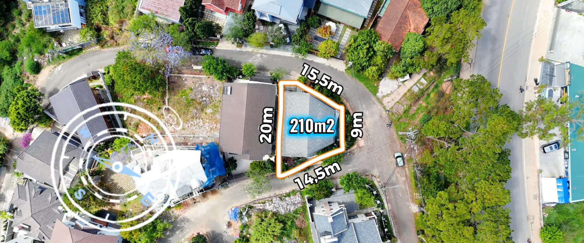 Bán Villa Khu Viện Nghiên Cứu Hạt Nhân Đà Lạt 210m2