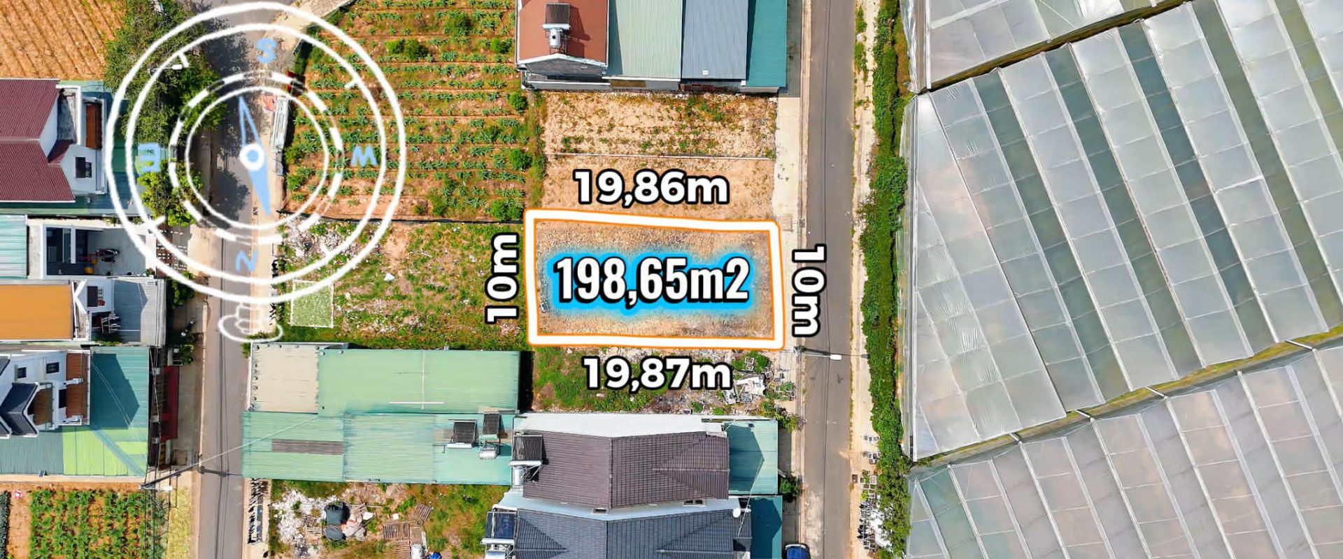 Bán Đất Biệt Thự Nguyễn Hữu Cầu Đà Lạt 198m2