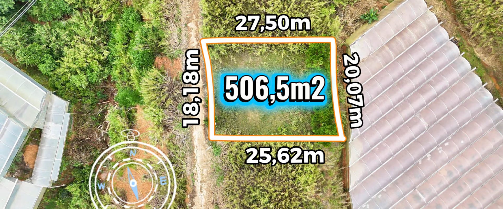 Đất Xuân Thọ Đà Lạt 500m2