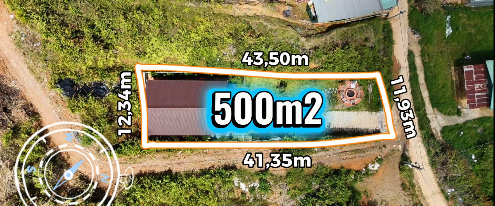 Bán Nhà Vườn Đankia Đà Lạt 500m2