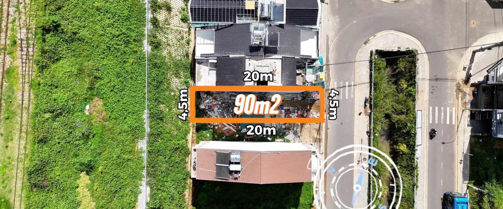 Đất KQH Phạm Hồng Thái Đà Lạt 90m2