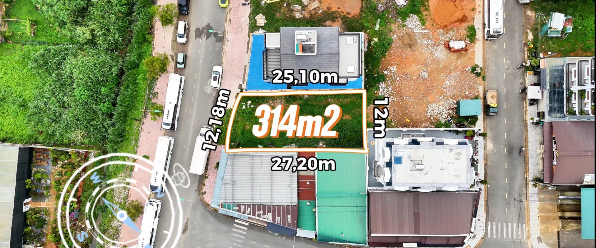 Bán Đất Khu Liên Hợp Thể Thao Đà Lạt 314m2