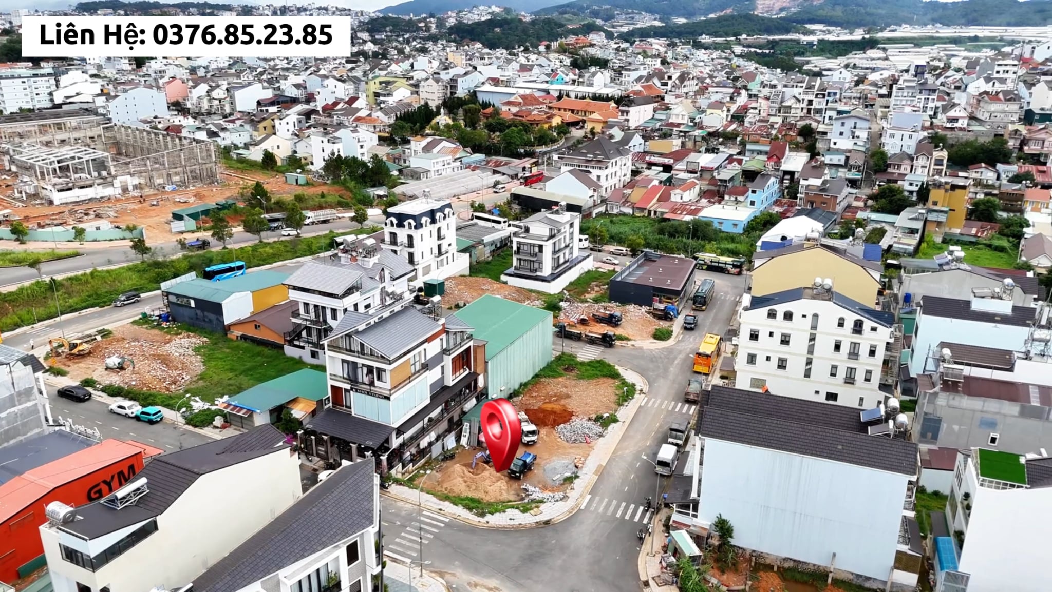 Đất 2 mặt tiền Khu Liên Hợp Thể Thao Đà Lạt
