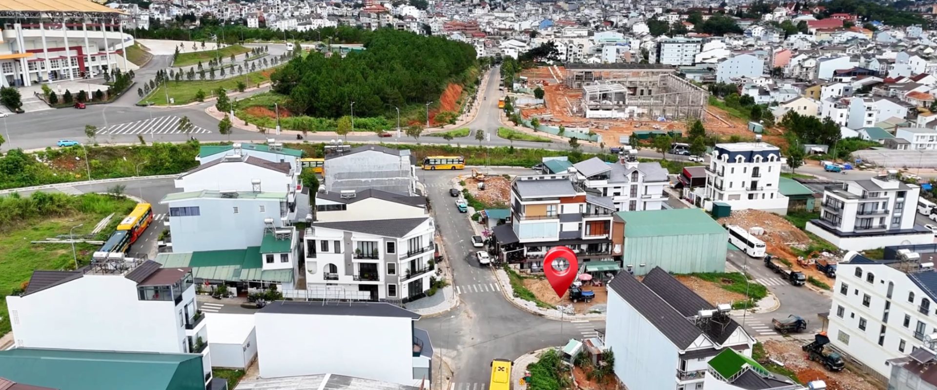 Đất 2 Mặt Tiền Khu Liên Hợp Thể Thao Đà Lạt 376m2
