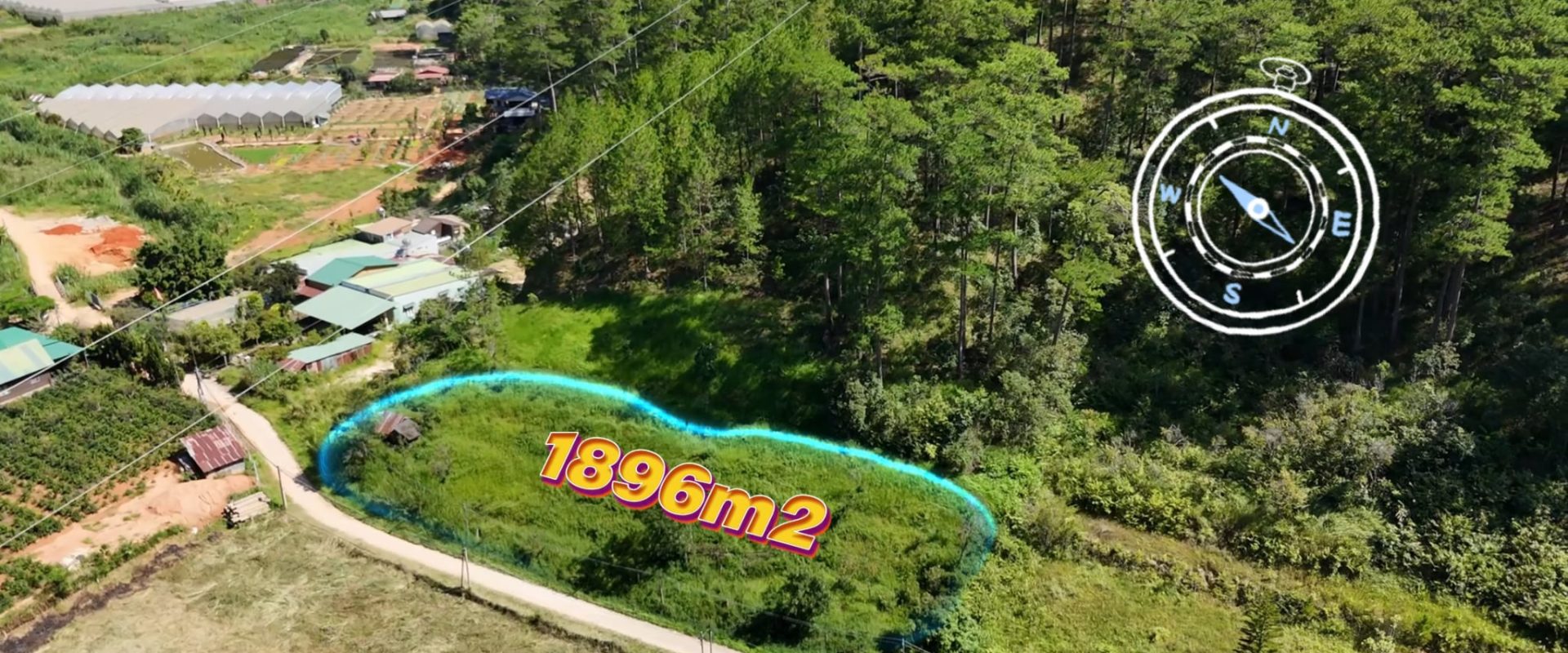 Bán Đất Giáp Rừng Thông Mimosa Đà Lạt 1896m2