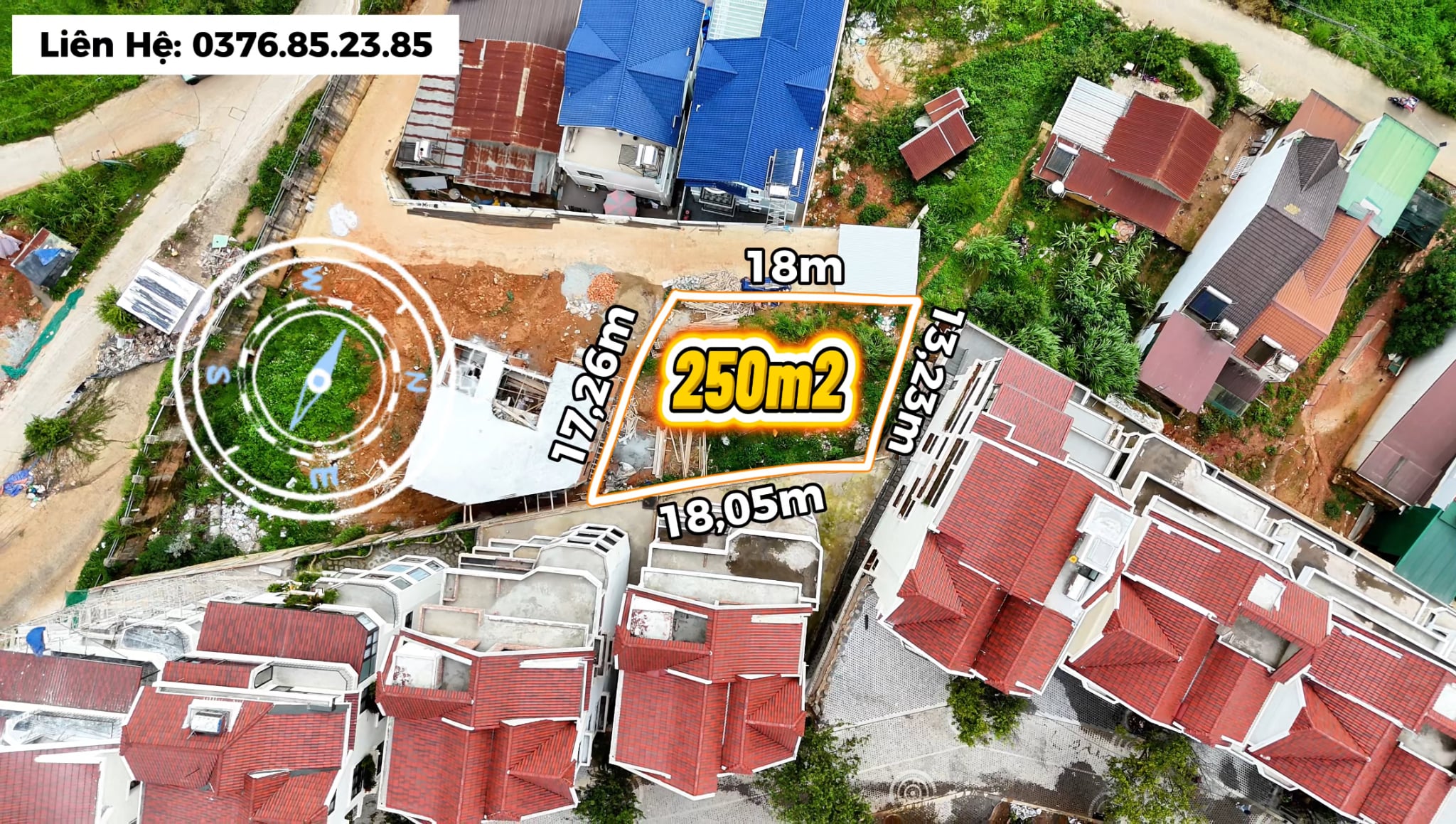 Đất biệt thự Trịnh Hoài Đức Đà Lạt