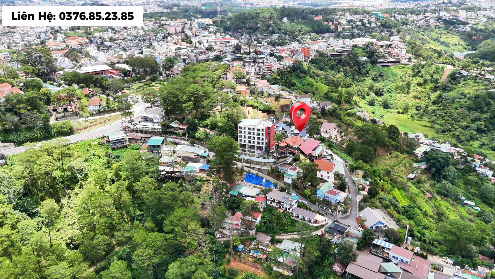 Villa Đà Lạt view rừng thông đường 3 tháng 4