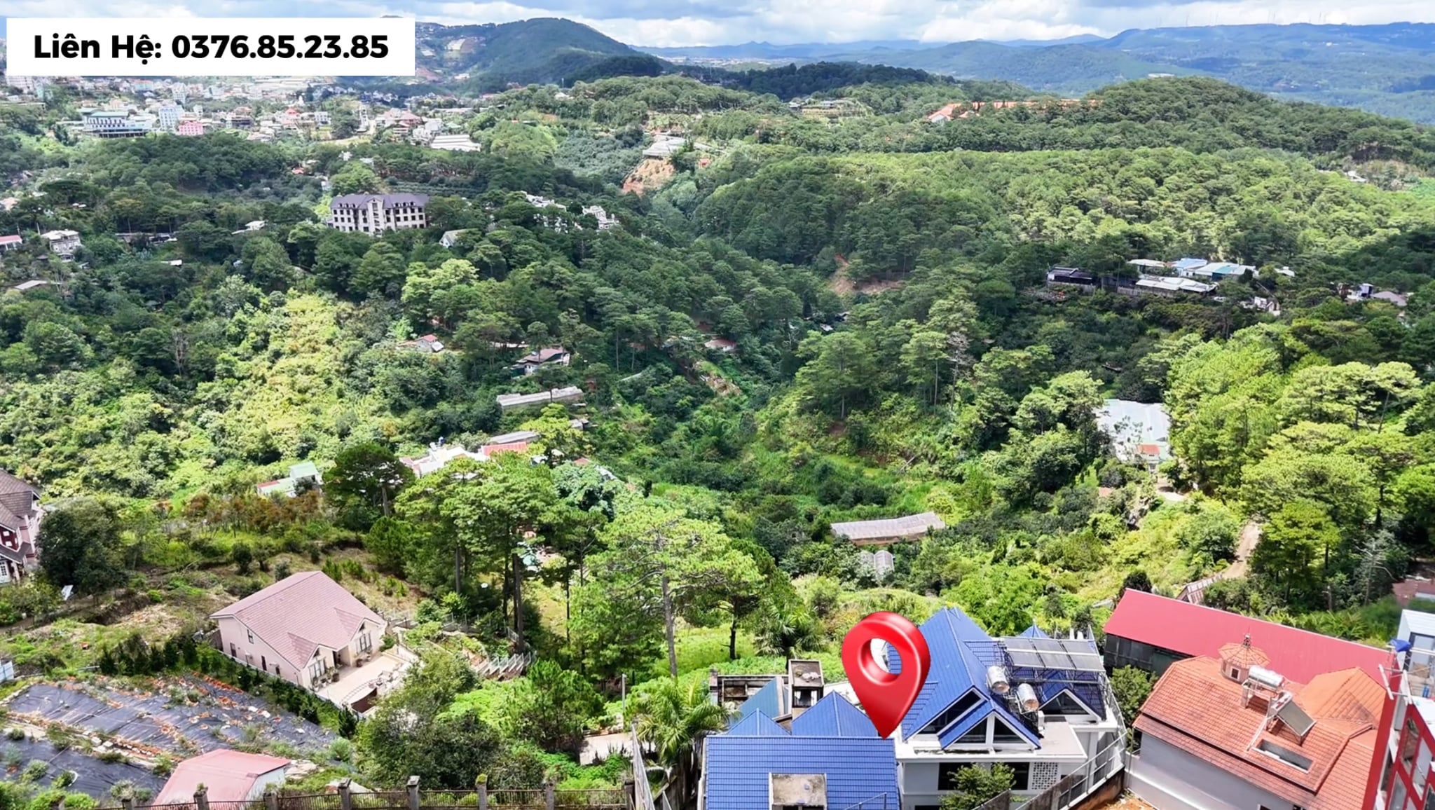 Villa Đà Lạt view rừng thông đường 3 tháng 4