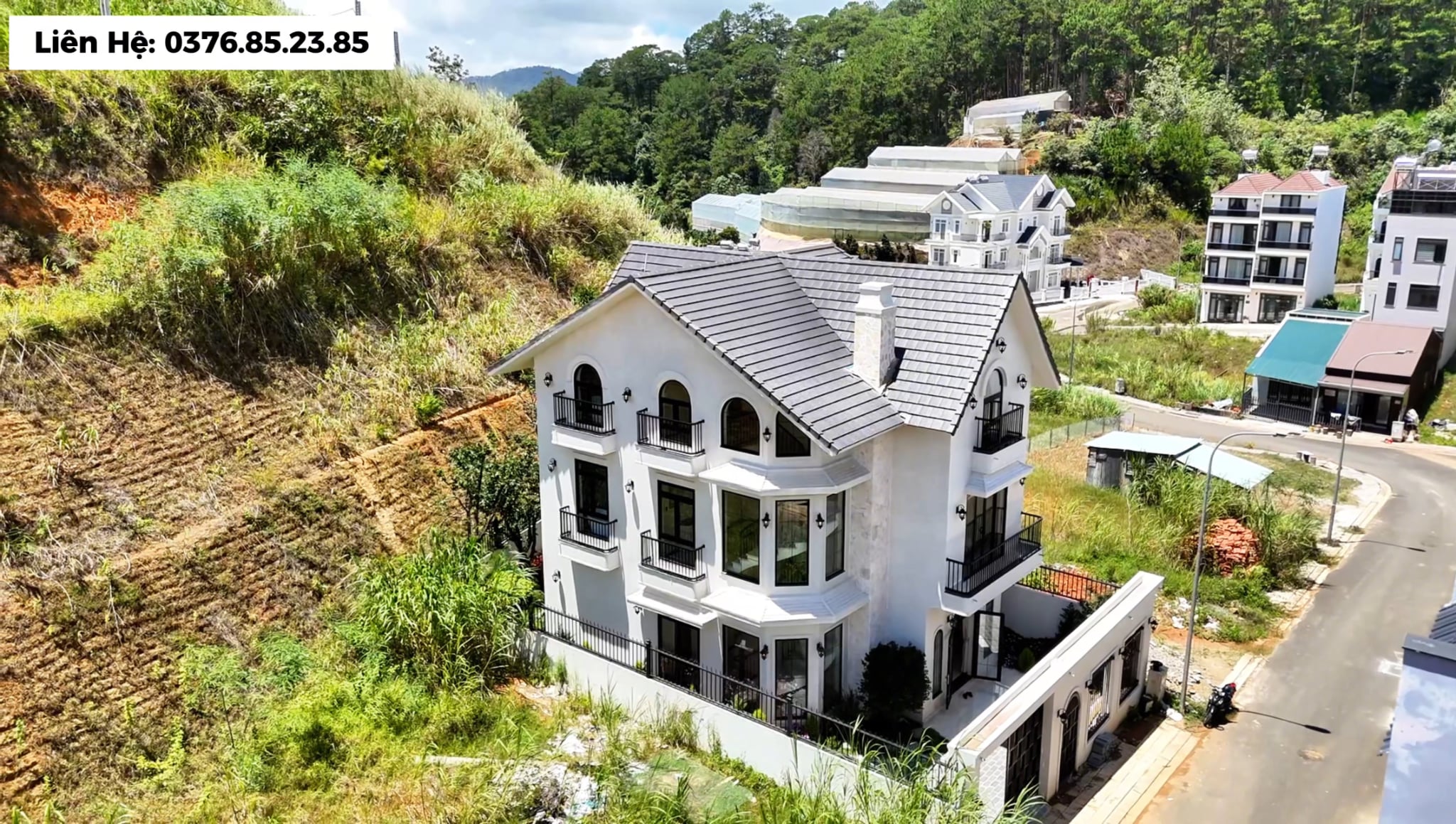 Villa An Sơn Đà Lạt diện tích 229,8m2