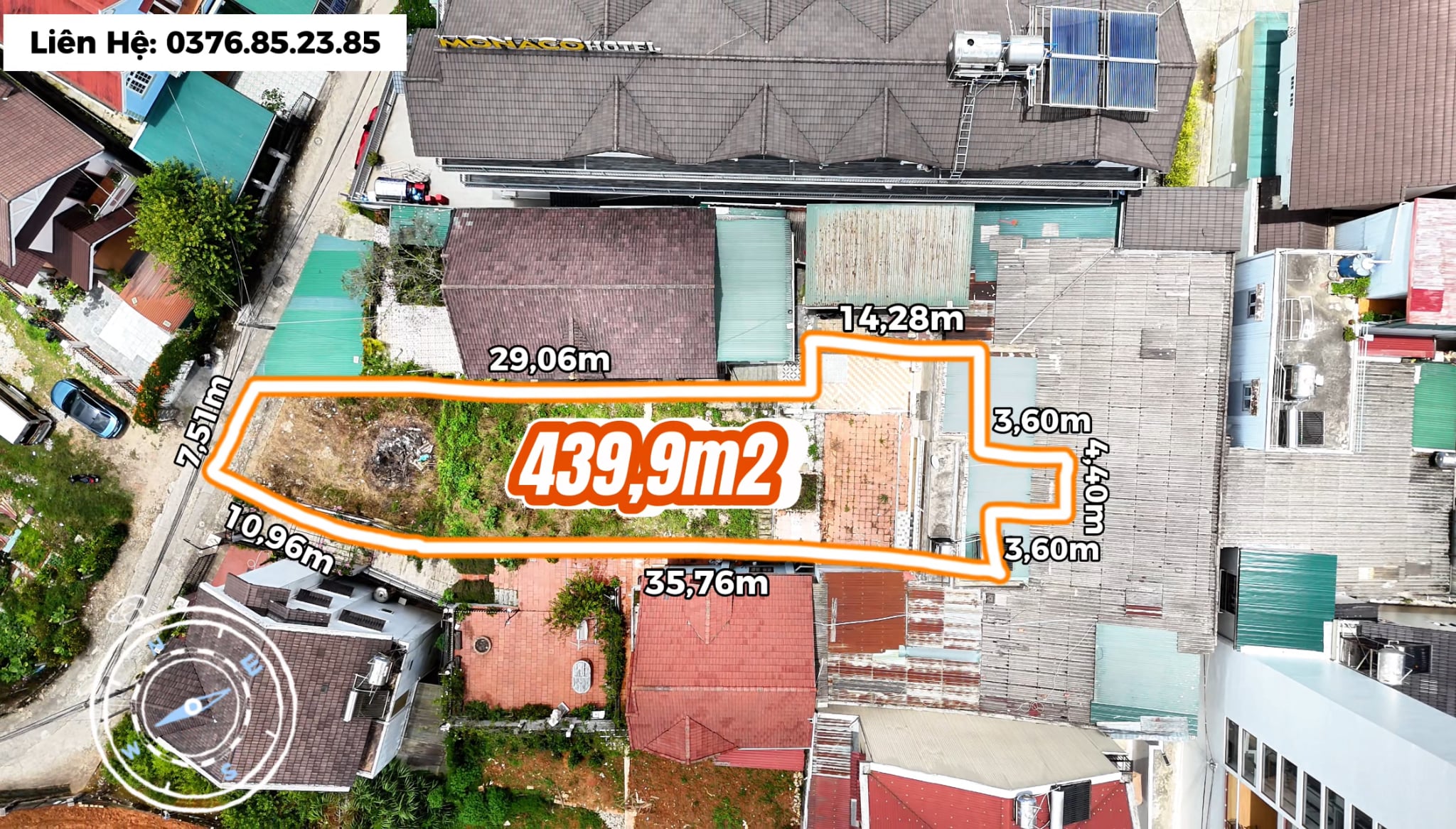 Bán đất Đà Lạt 2 mặt tiền Sương Nguyệt Ánh