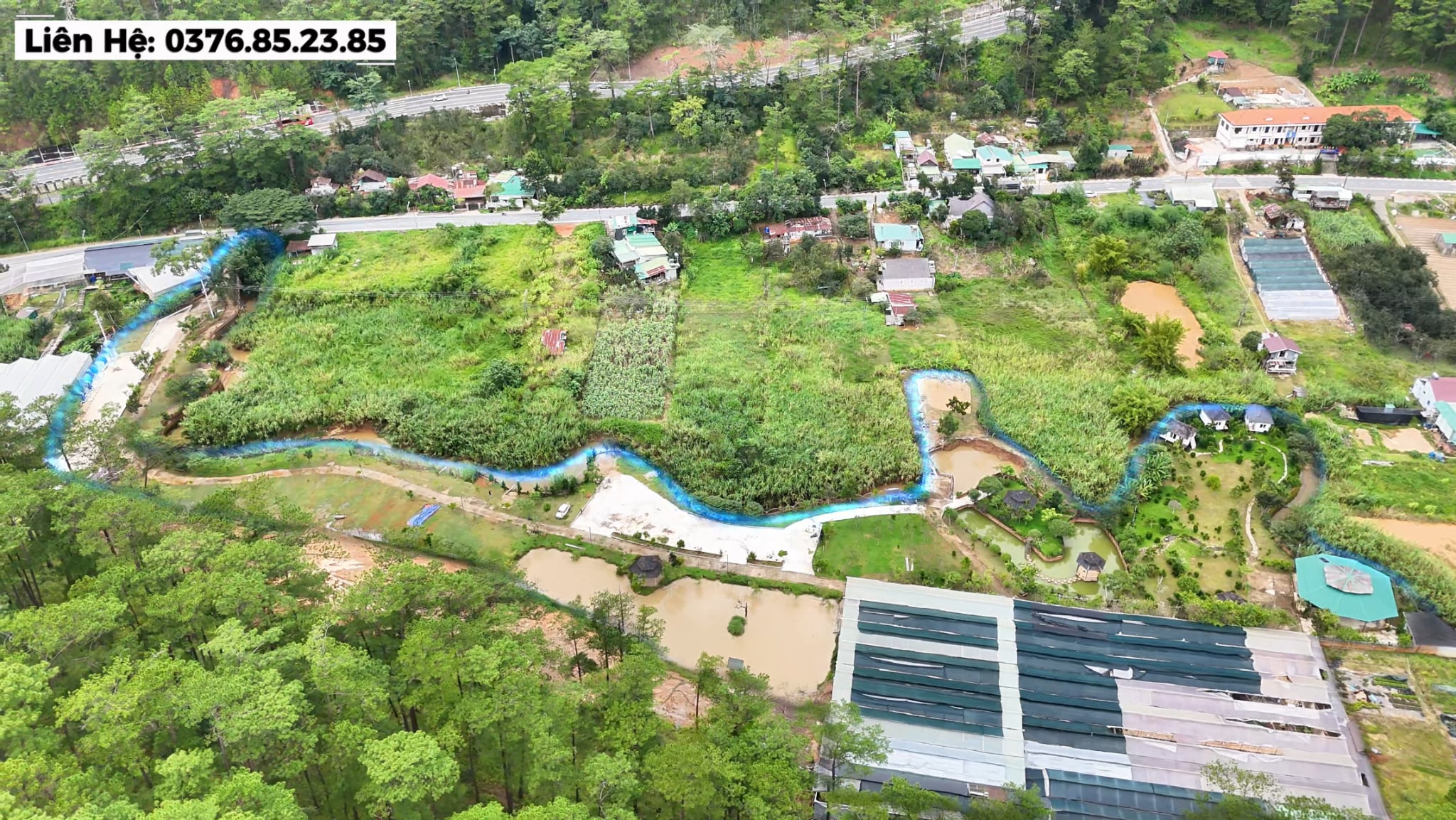 Khu đất du lịch khoảng 1,6ha tại chân đèo Mimosa Đà Lạt