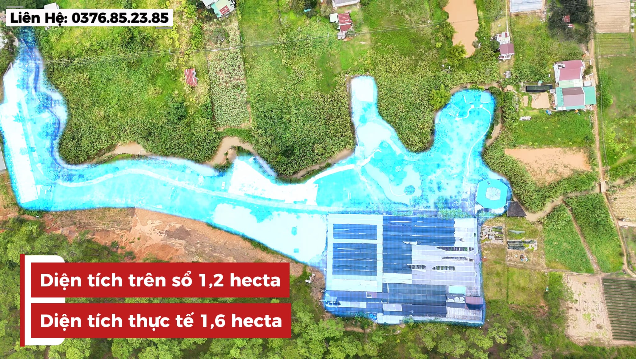 Khu đất du lịch khoảng 1,6ha tại chân đèo Mimosa Đà Lạt