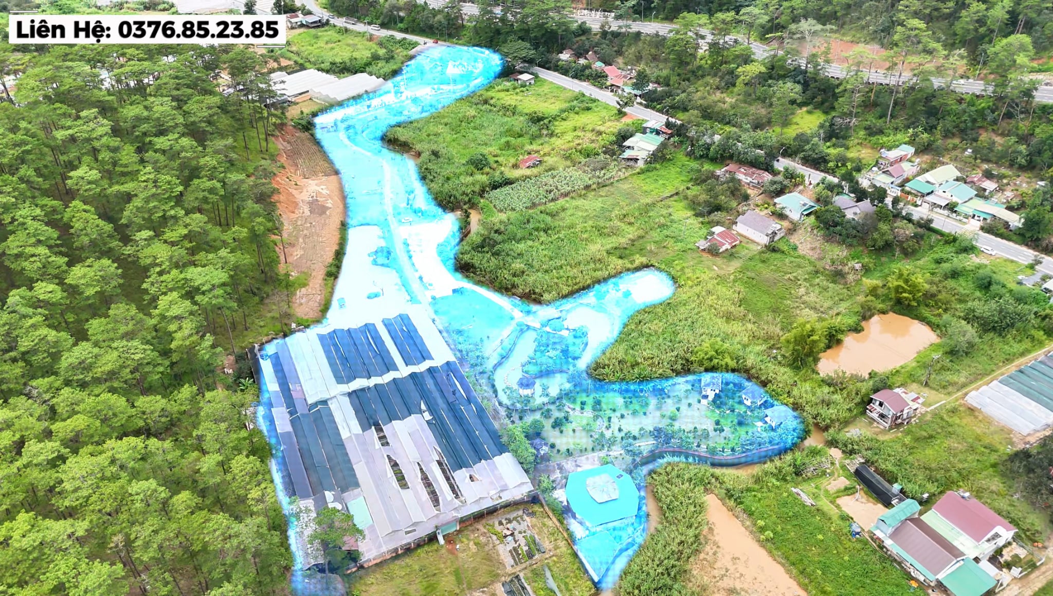 Khu đất du lịch khoảng 1,6ha tại chân đèo Mimosa Đà Lạt