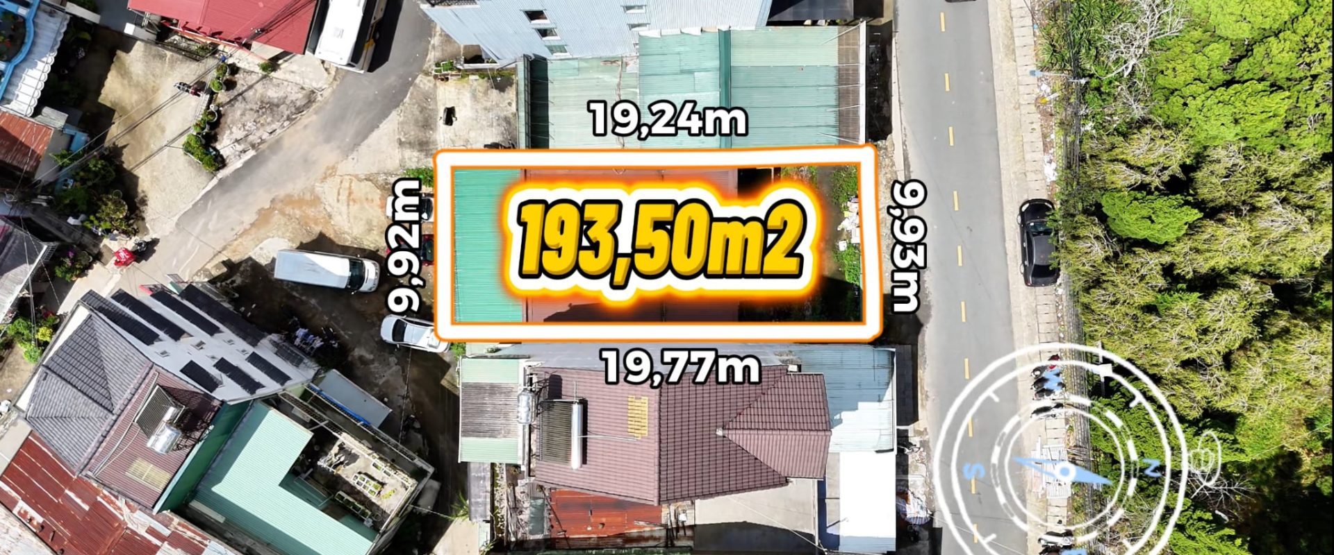 Bán Đất 2 Mặt Tiền Lý Nam Đế Đà Lạt 193,5m², Ngang Gần 10m, Giá 22 Tỷ